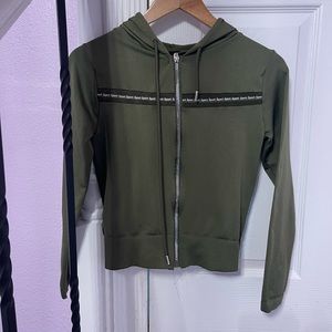 Green sport jacket